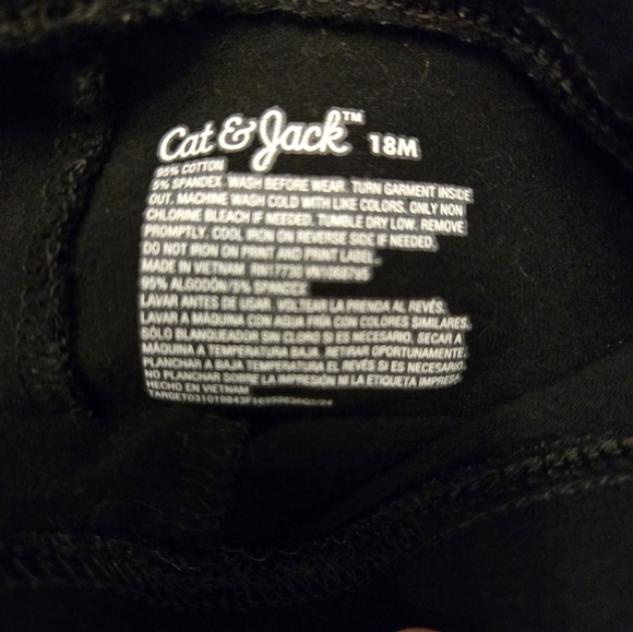 Bundle of Cat & Jack Toddler's Assorted Color Leggings Set 18 months - Picture 6 of 7